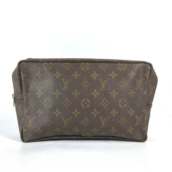 LOUIS VUITTON Monogram Trousse toilette 28 Makeup pouch Cosmetics Pouch - Picture 2 of 15